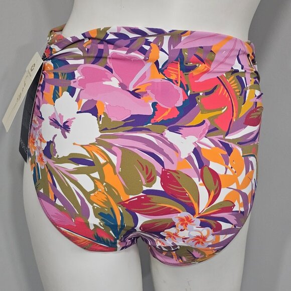 Gottex Tropikaia High Waist Swim Bottom with Side Shirring - Picture 4 of 9